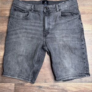 H&M Men's Charcoal Jean Shorts
